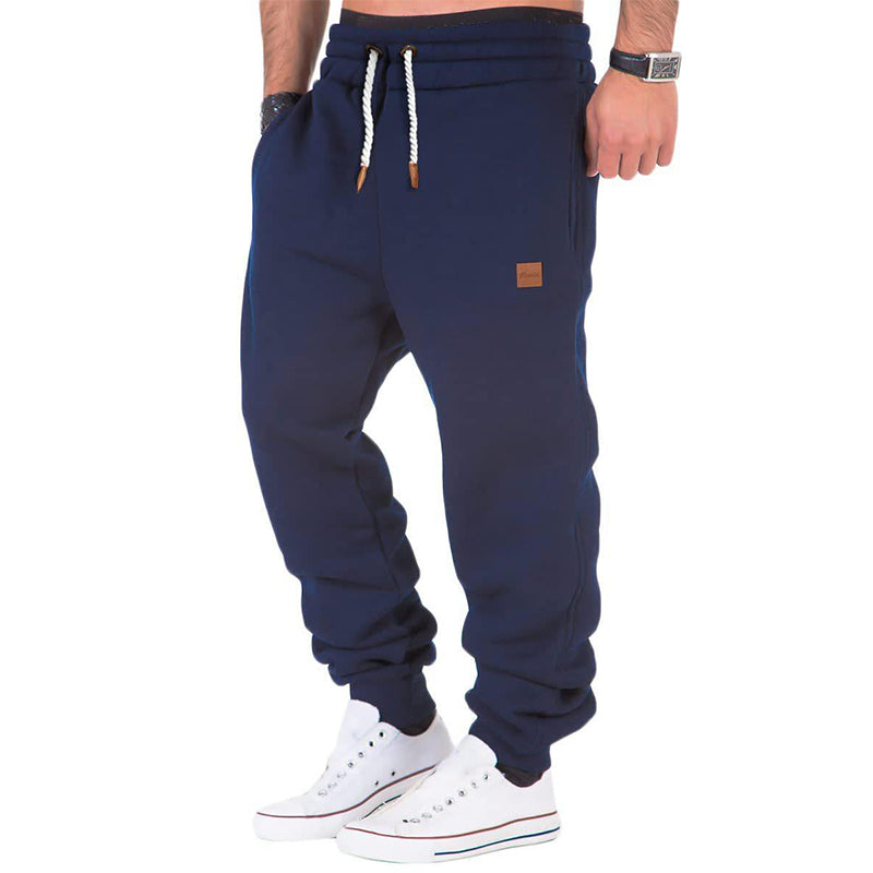 Jens Comfort | Men's Plain Sweatpants with Drawstring and Elastic Waist