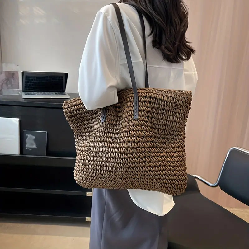 Trudi Woven Shopper Bag for Women