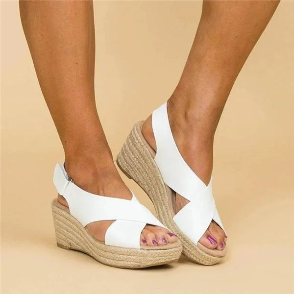 Charlotte Summer Comfort Open Front Sandals