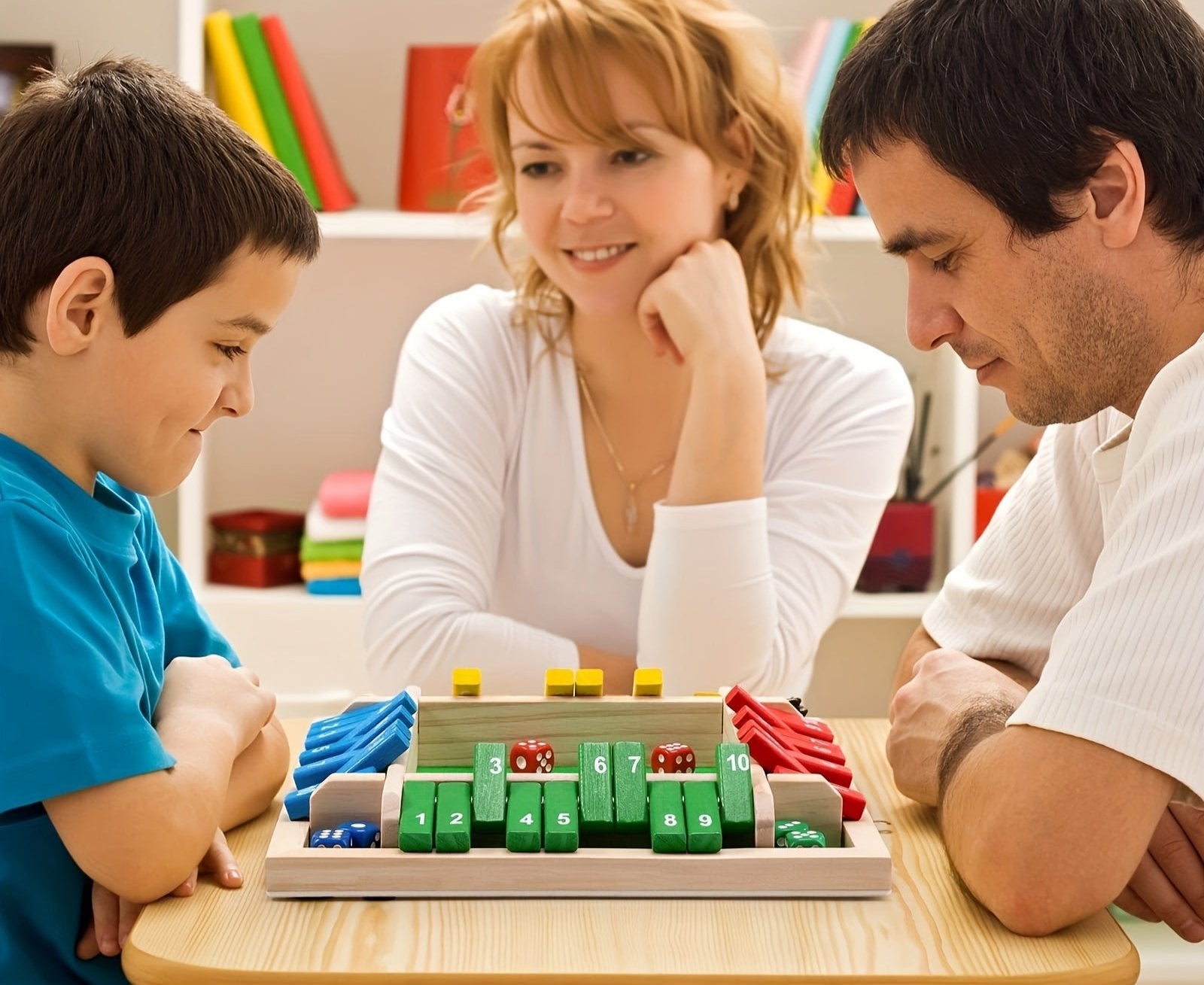 Shut The Box Game, Wooden Board Dice Games