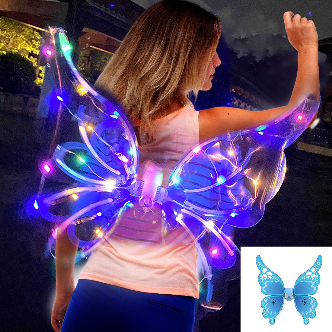 Glowing LED Butterfly Set – Electrify Your Halloween with Magic!