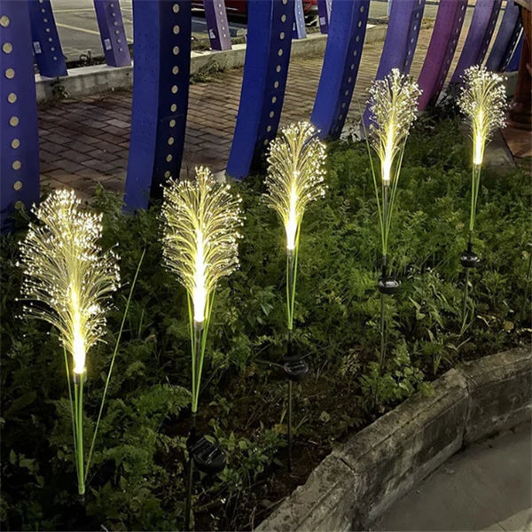 Solar Reeds Elegant Garden Lamp