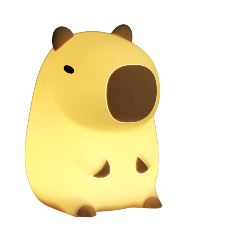 CappyGlow - Soft Night Light with Capybara Theme