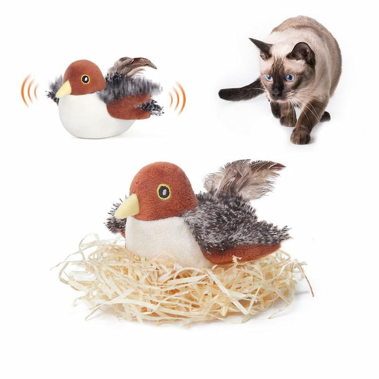 BirdFriend Interactive Cat Toy with Realistic Movement