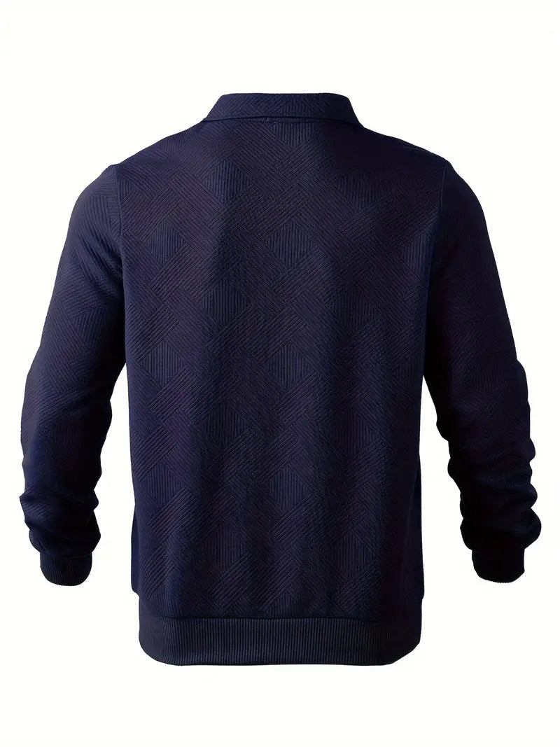 Henry- Comfortable Sweater with Zipper and Collar