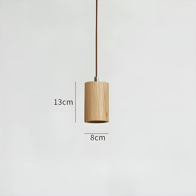 Modern wooden pendant