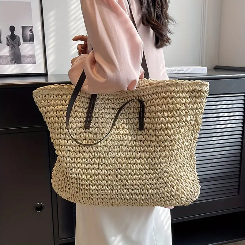 Trudi Woven Shopper Bag for Women