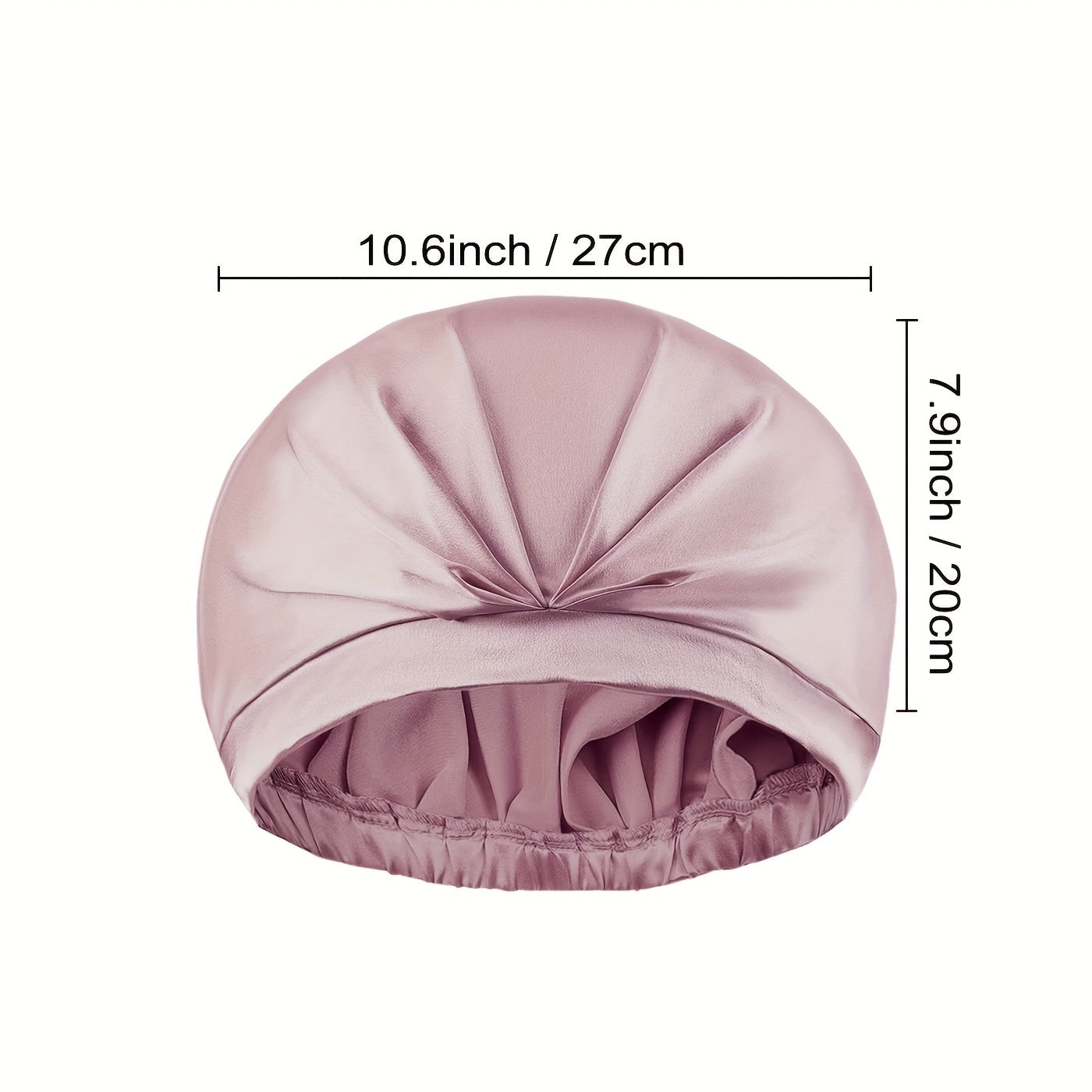 Cate | Lightweight Pleated Hair Bonnet for Sleeping