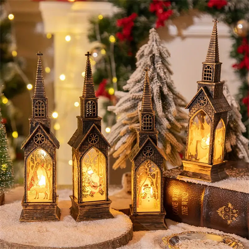 4Pcs Christmas LED Candle Lights Decorations