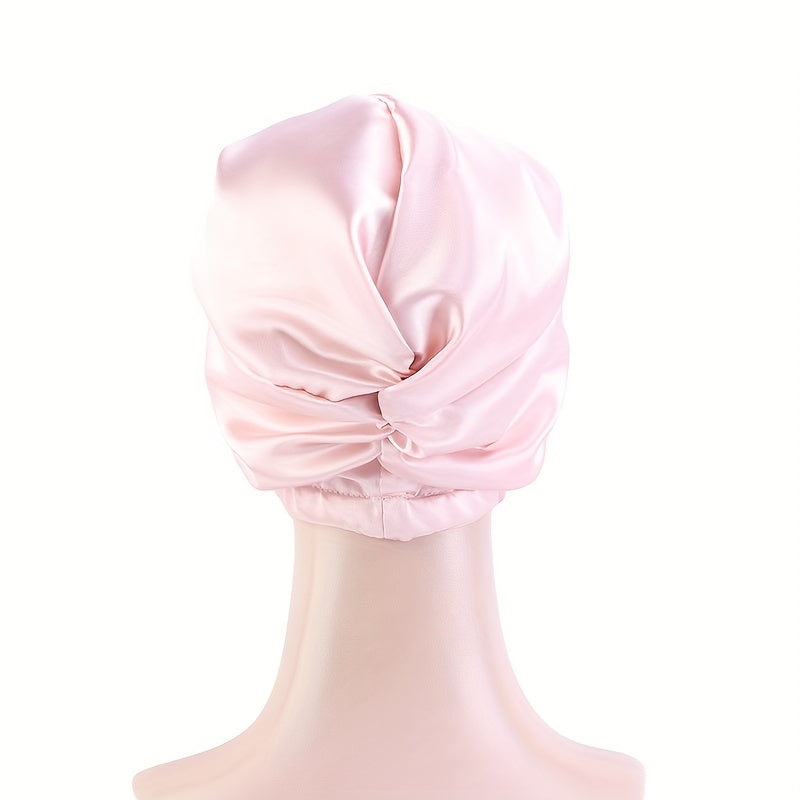 Clara Elegant Bowknot Satin Bonnet