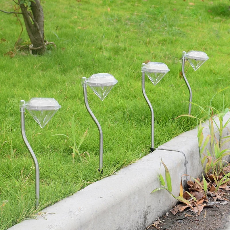 GleamStone - Solar Powered Diamond Lamps