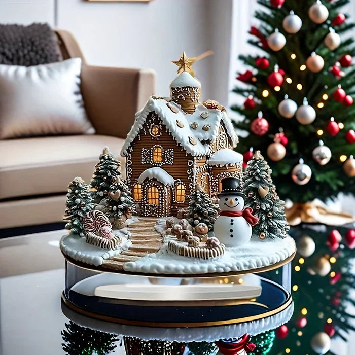 Winter Gingerbread Christmas Village