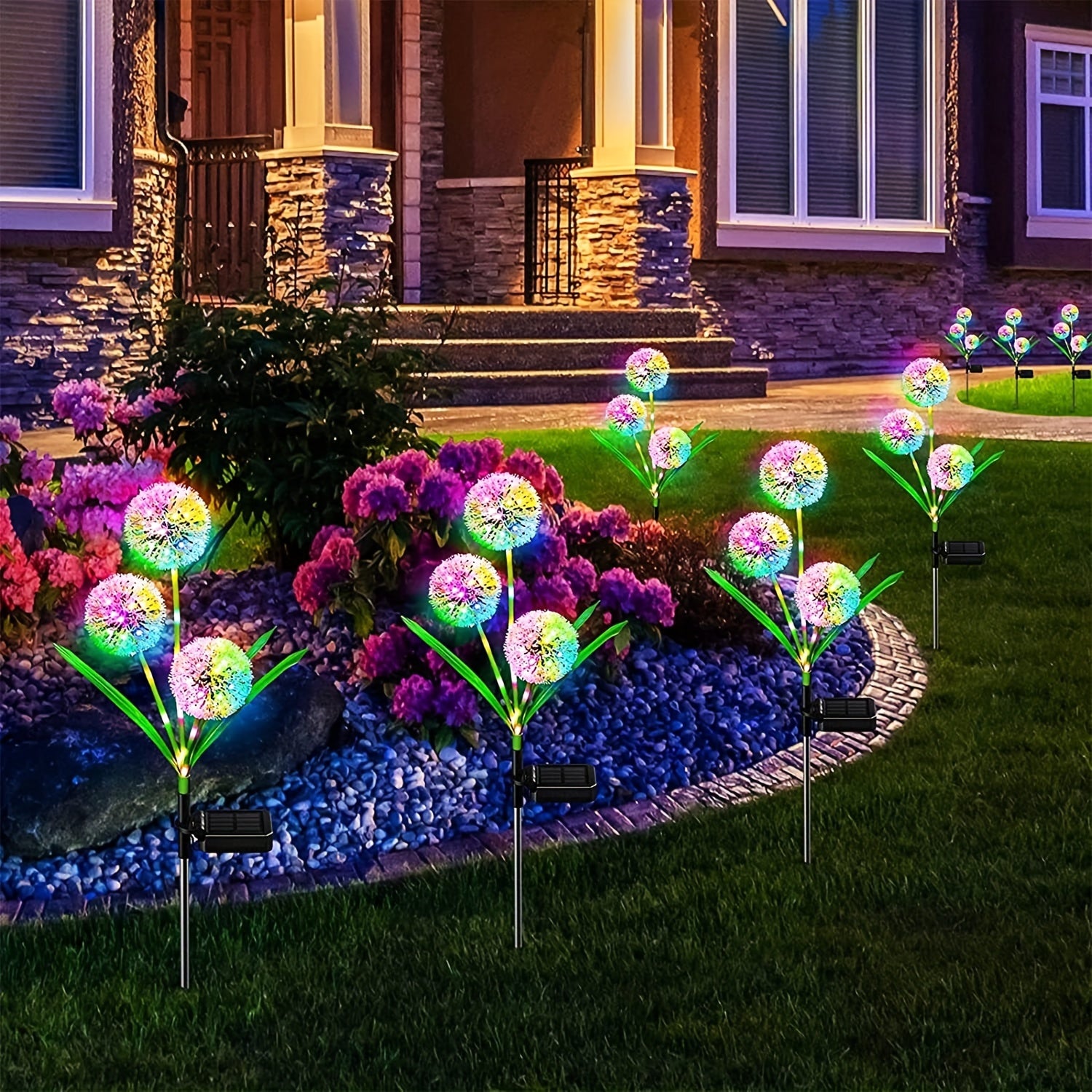 Radiant Solar Dandelion Lights