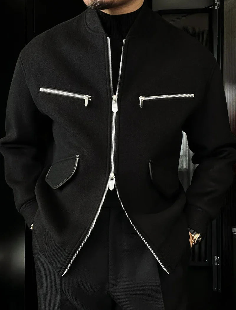 Ashton Casual Long-Sleeve Zipper Jacket