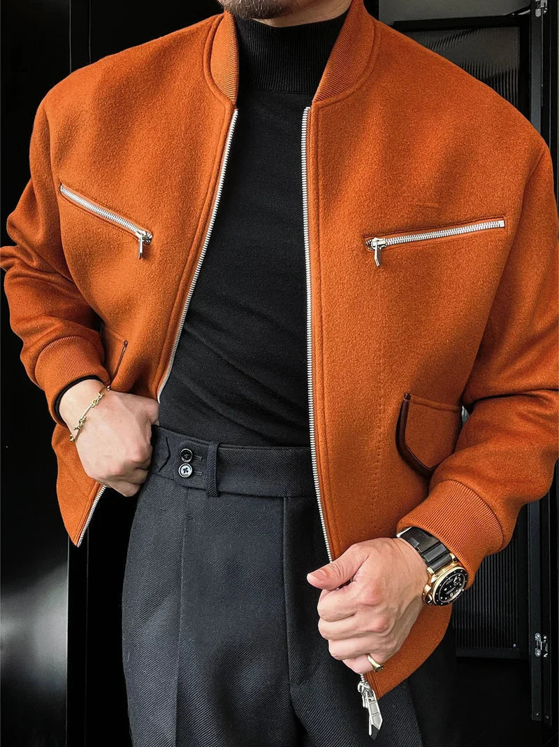 Ashton Casual Long-Sleeve Zipper Jacket