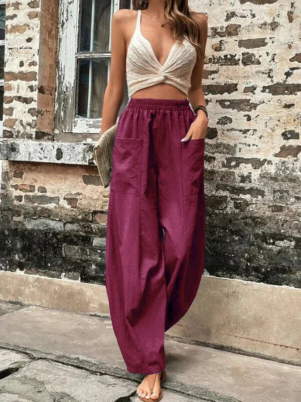 Paulette - Women's Wide Leg Lounge Pants