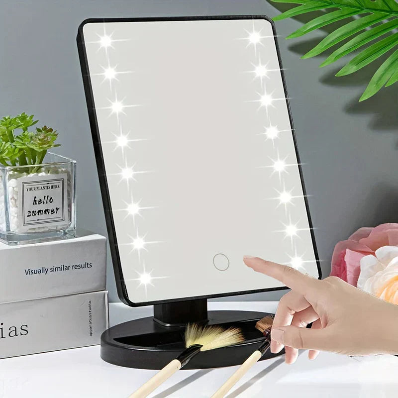 LumiTouch LED Makeup Mirror with Touch Control - Perfect Lighting for Flawless Makeup