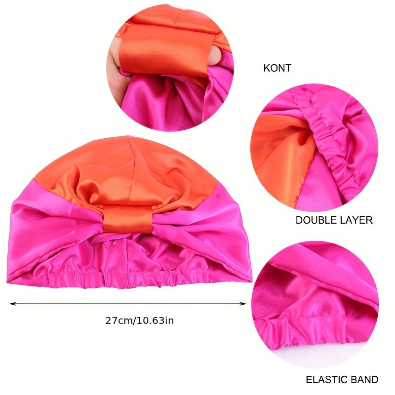 Clara Elegant Bowknot Satin Bonnet