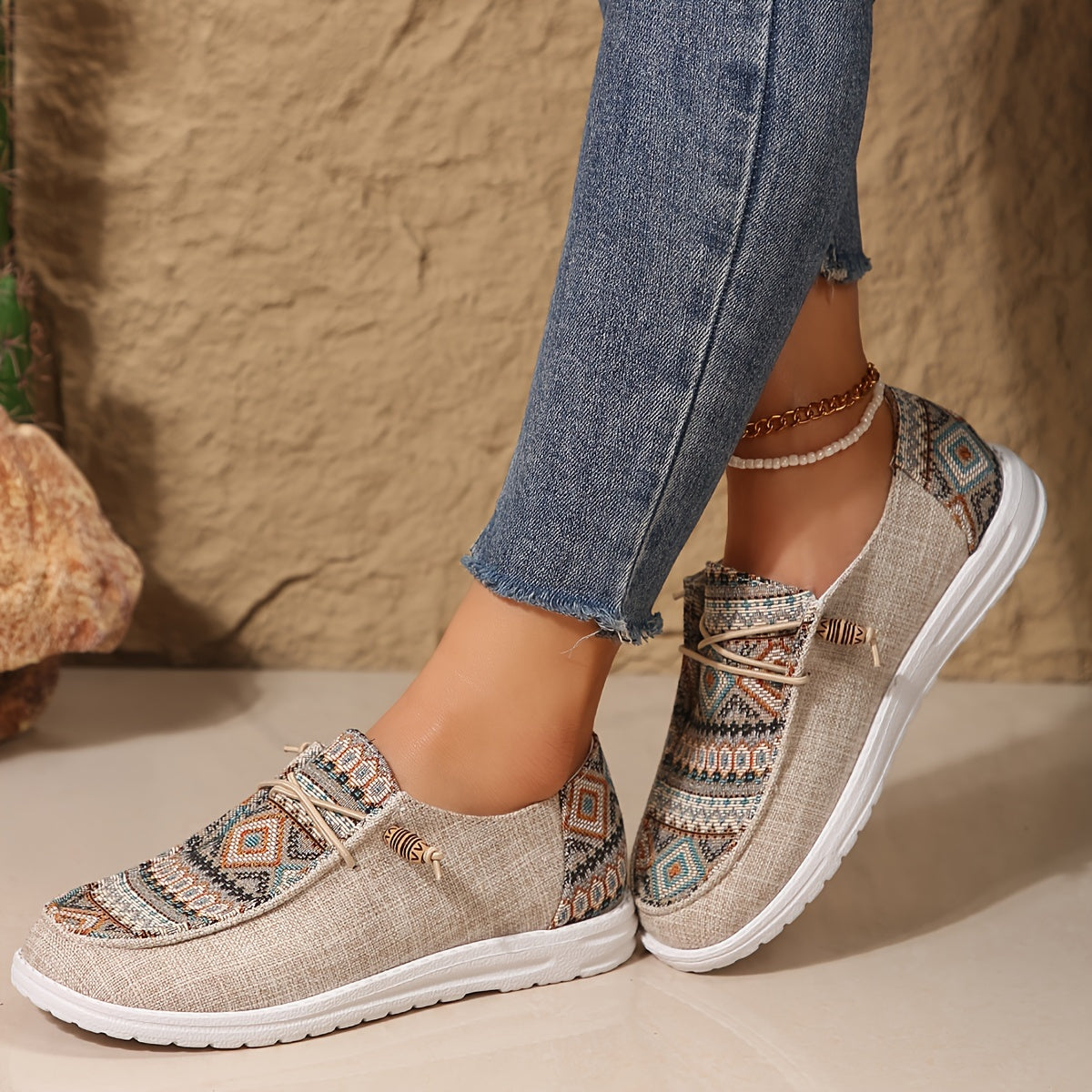 Emily ethnic canvas style Women’s shoes