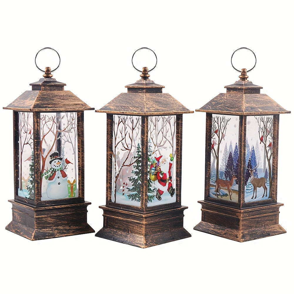 3 Sets | Christmas Holder Small Wind Lights