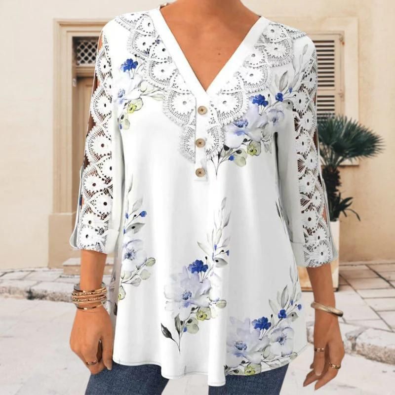 Maeve - Elegant Blouse with Chinny Sleeves