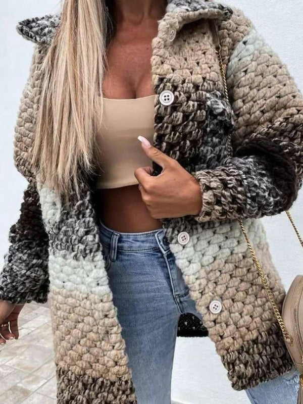 Jasmin - Cardigan with Crocheted Details and Pockets