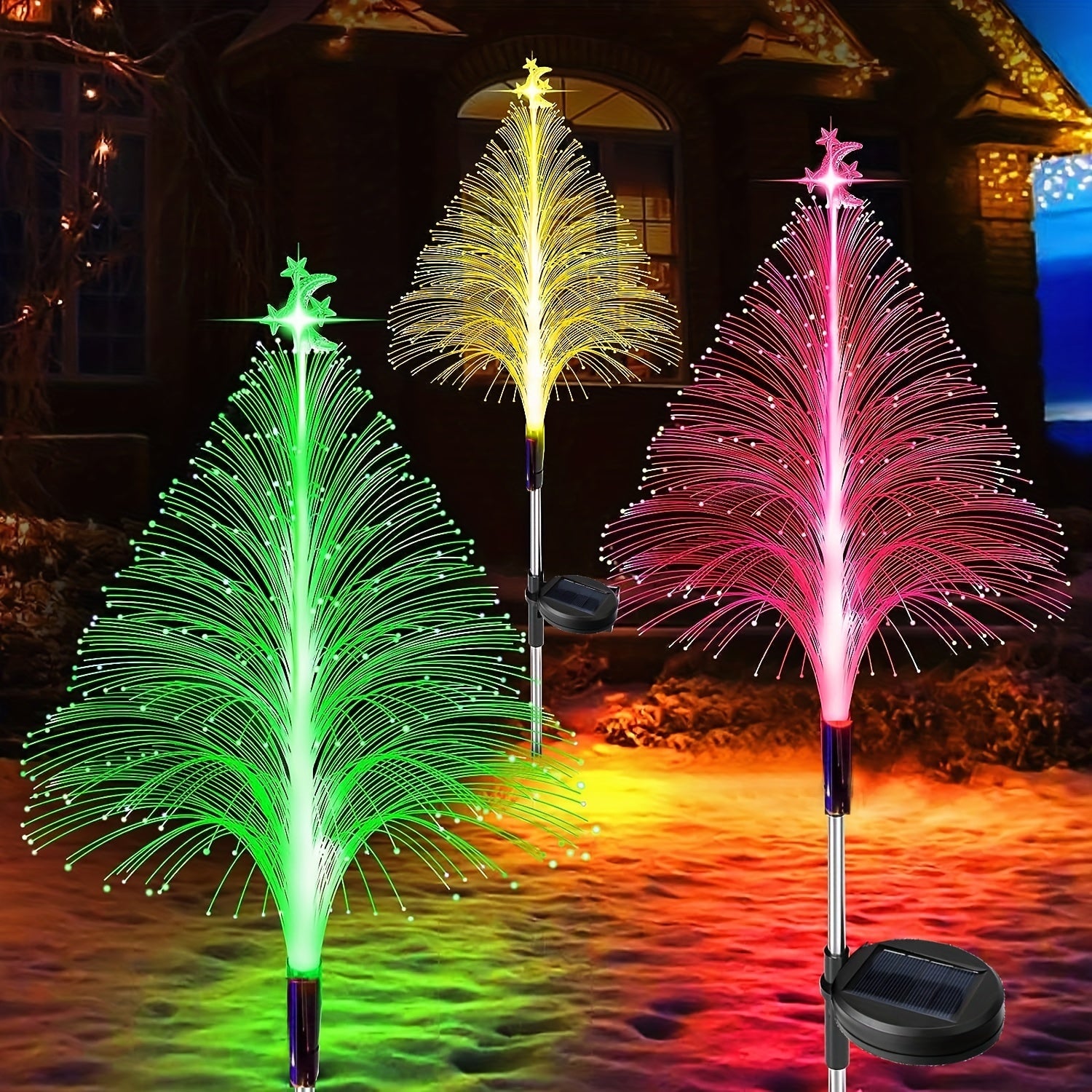 Glow | 7-Color Changing Solar Christmas Tree Lights