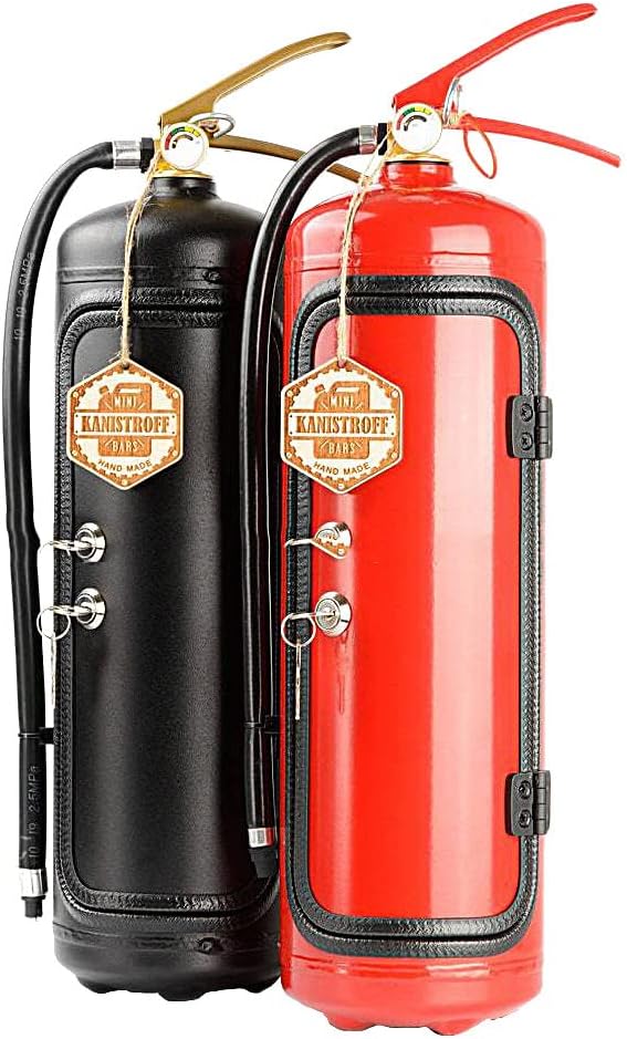 “My Cave My Rules” gift tin bar set fire extinguisher