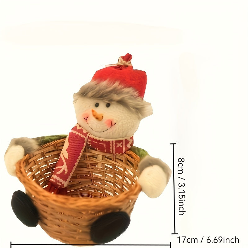 Christmas Doll | Candy Basket Festive Holiday Decor