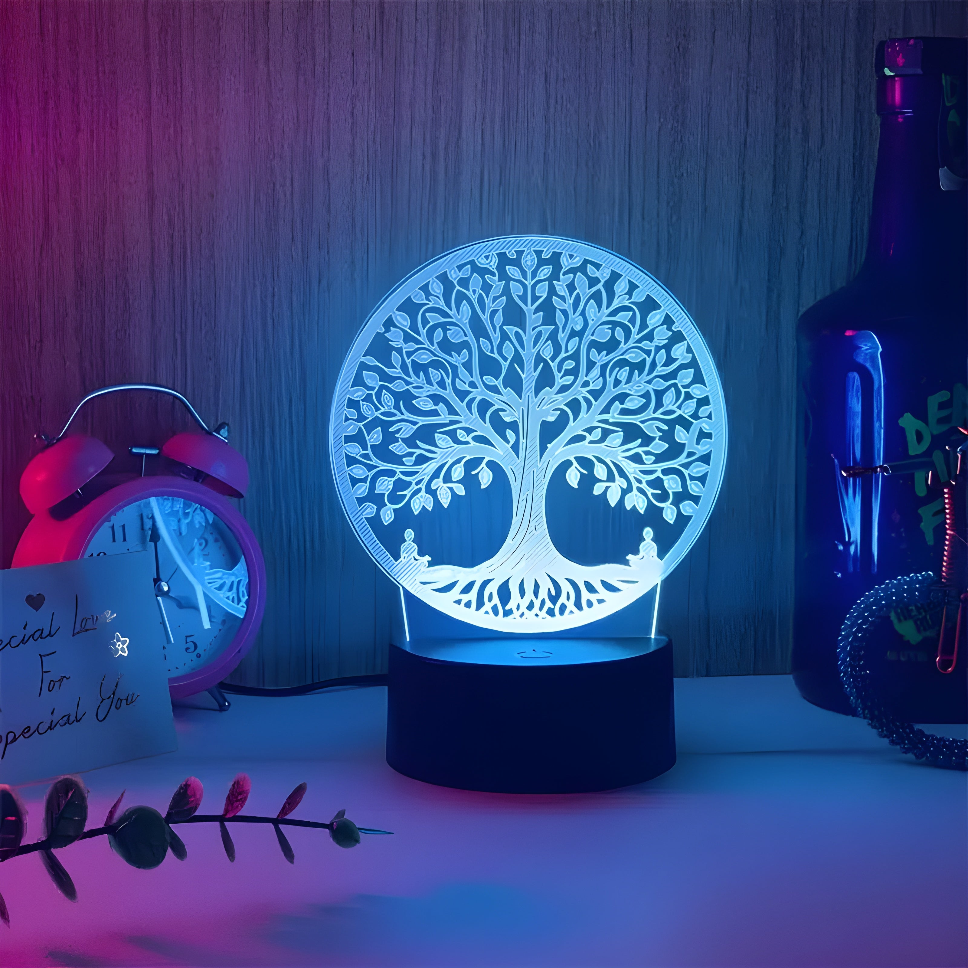 DreamGlow - 3D LED Lamp for Stylish Bedroom Lighting