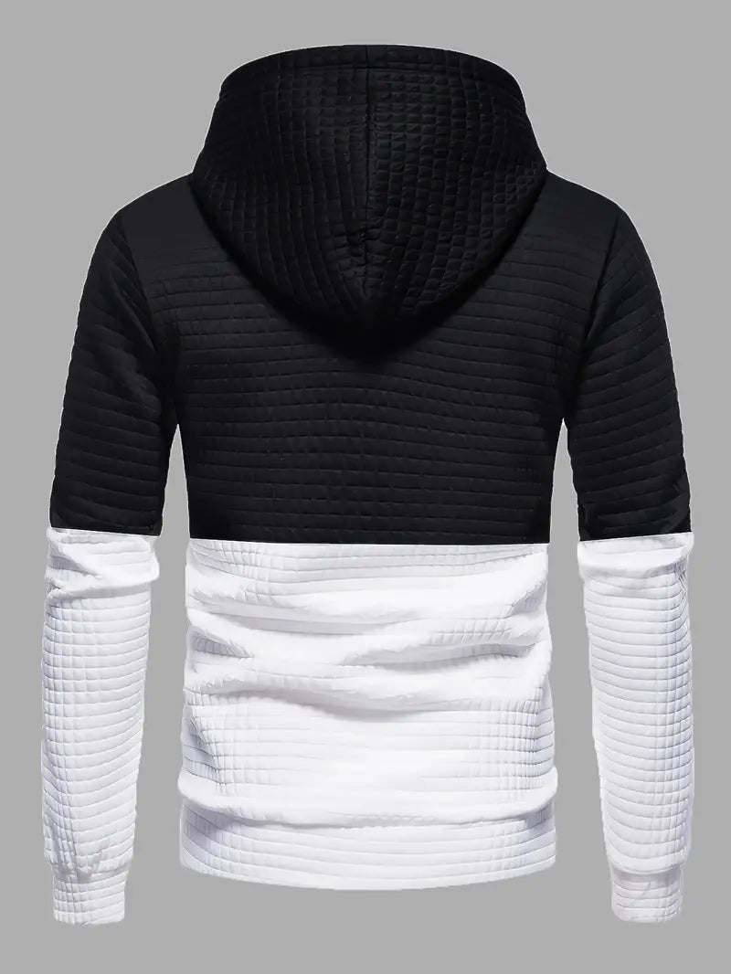 Rogger black and white hoodie jacket