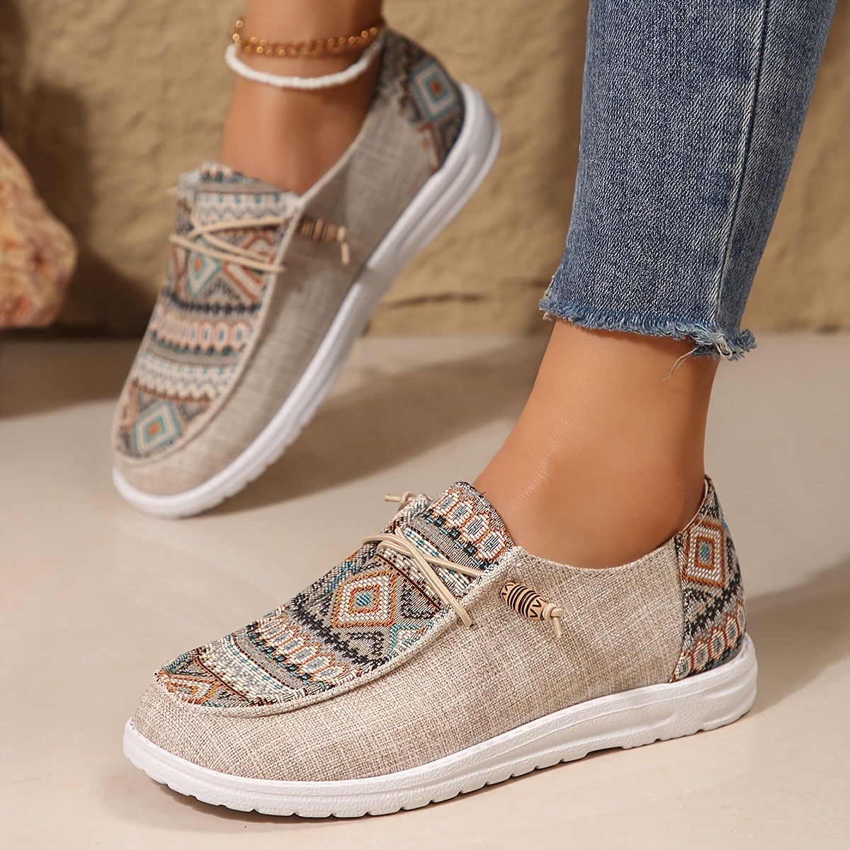 Emily ethnic canvas style Women’s shoes