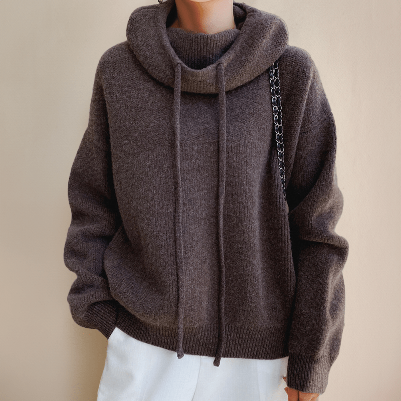 Susan Fashionable Knitted Hoodie