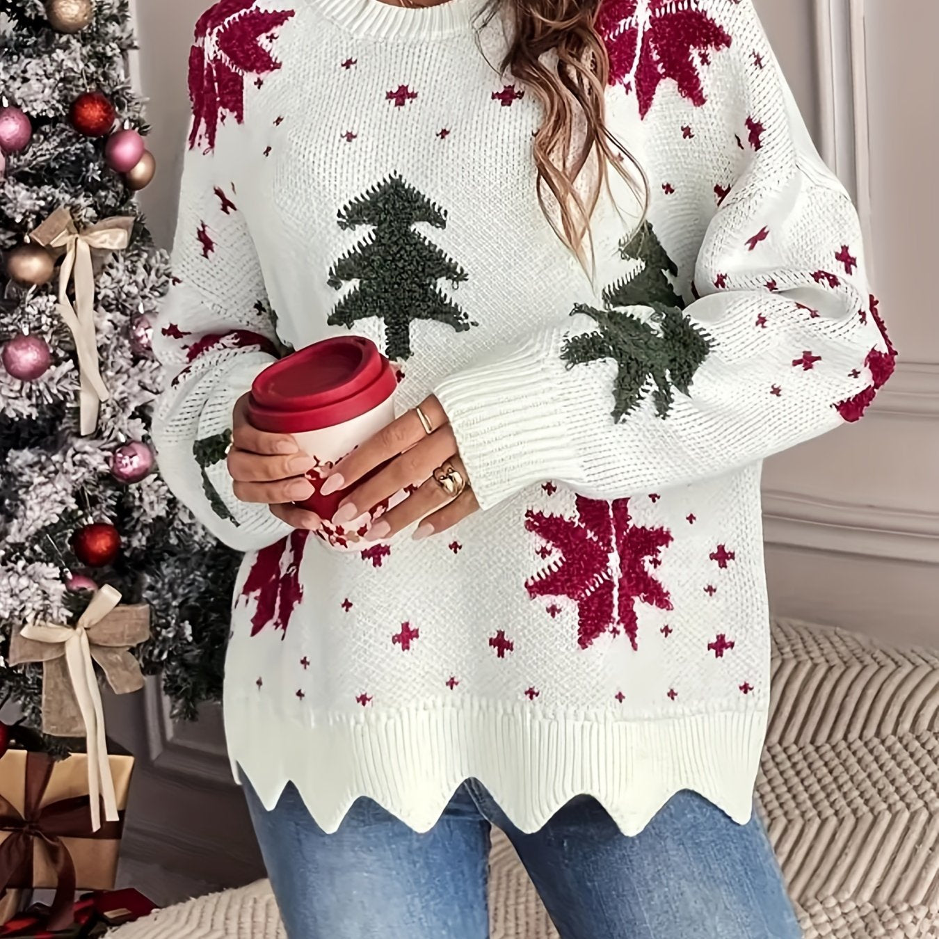 Elsie | Christmas Pattern Sweater