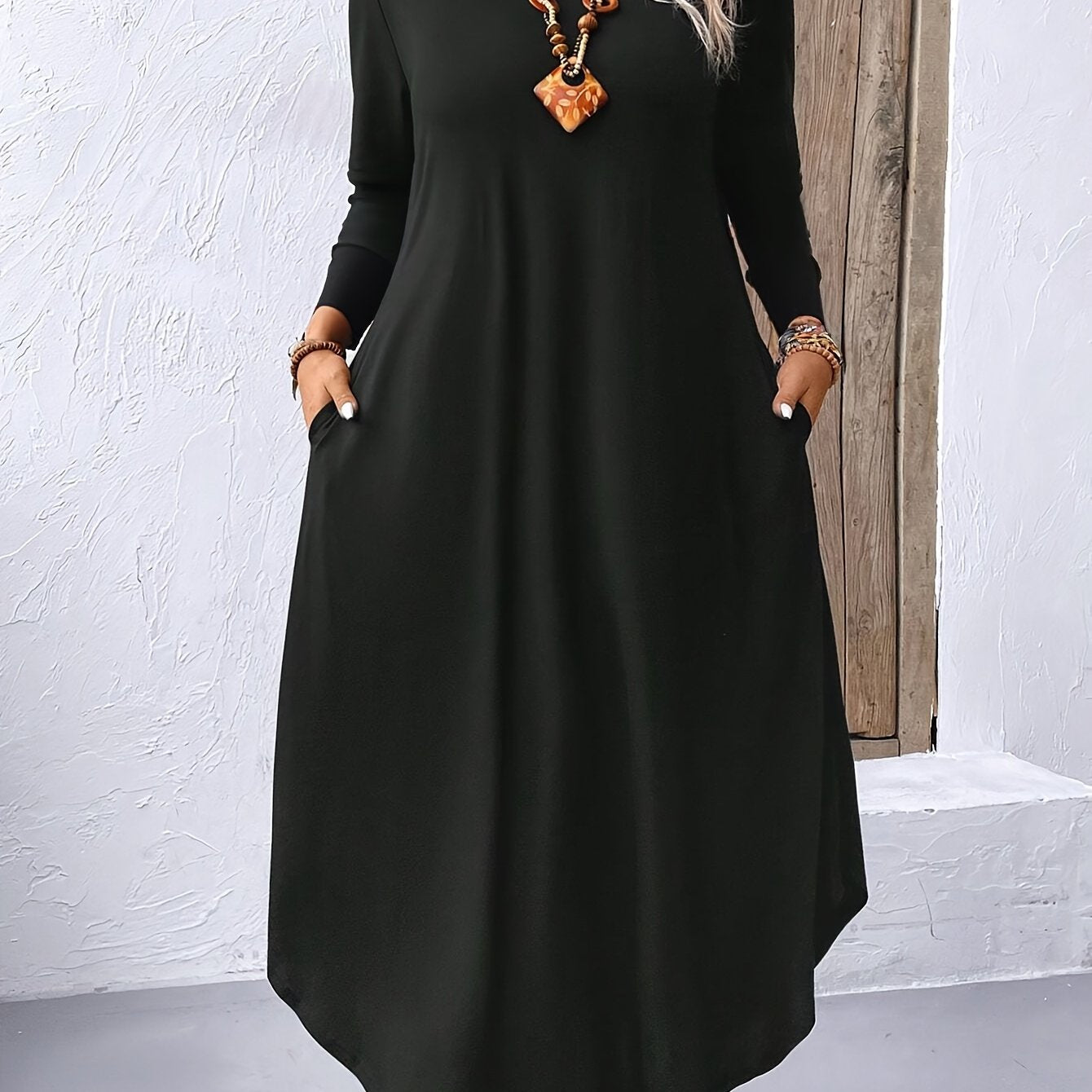 Casual Plain Women's Dress