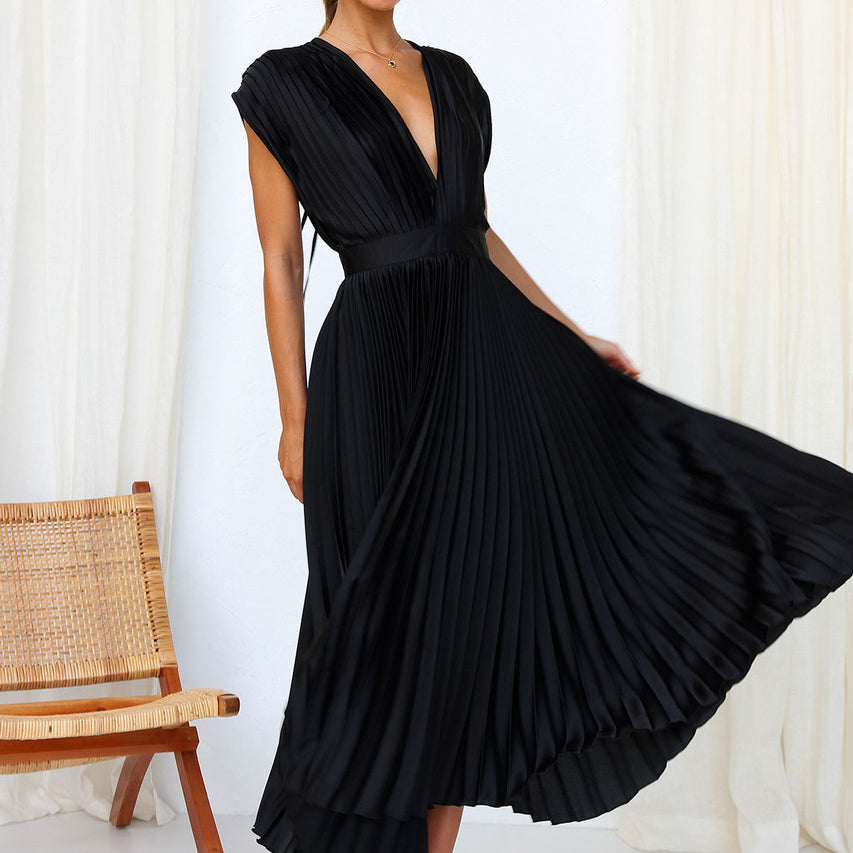 Casimir | Ladies Elegant Sleeveless V-neck dress