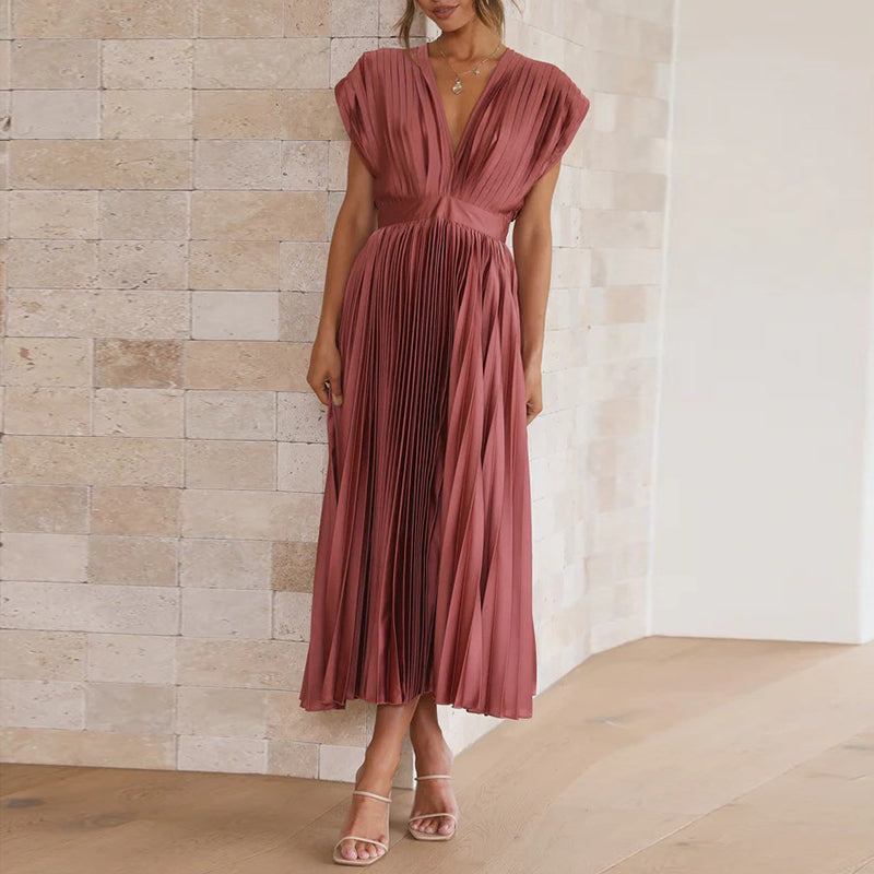 Casimir | Ladies Elegant Sleeveless V-neck dress