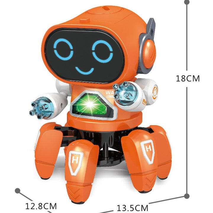 RoboGroove - Interactive singing and dancing robot with colorful LED lights