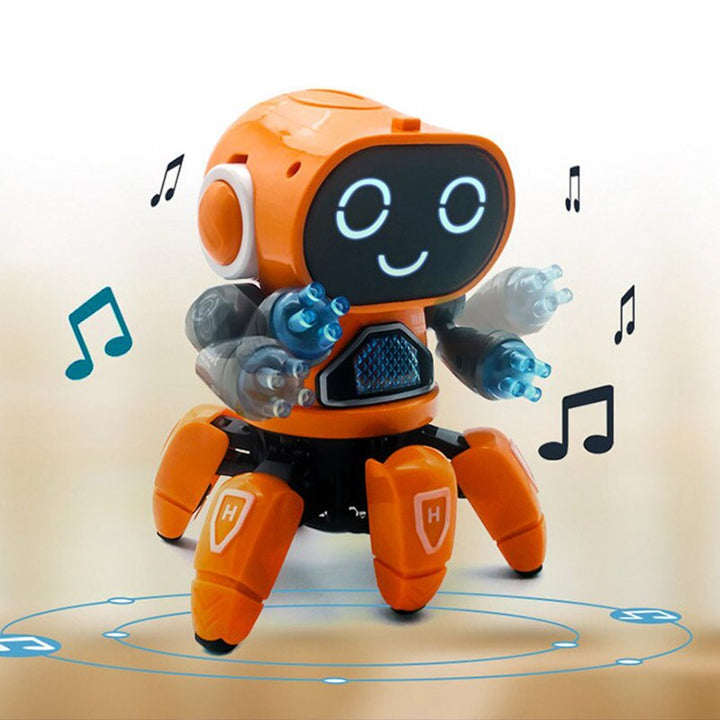 RoboGroove - Interactive singing and dancing robot with colorful LED lights