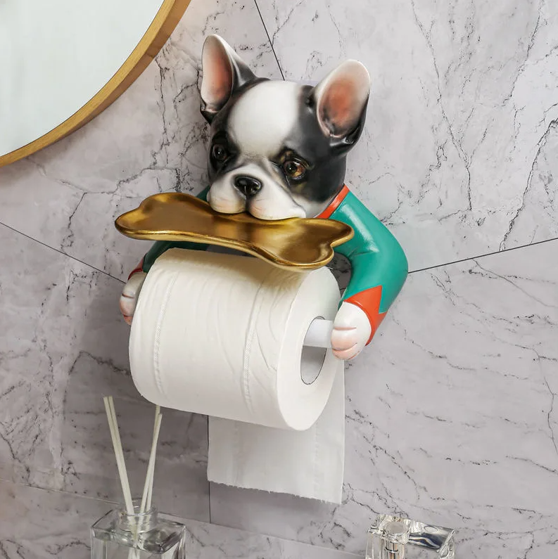 Funny Dog Toilet Paper Holder