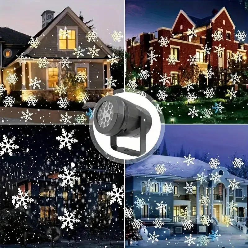 Magical Snowflake Christmas Projector