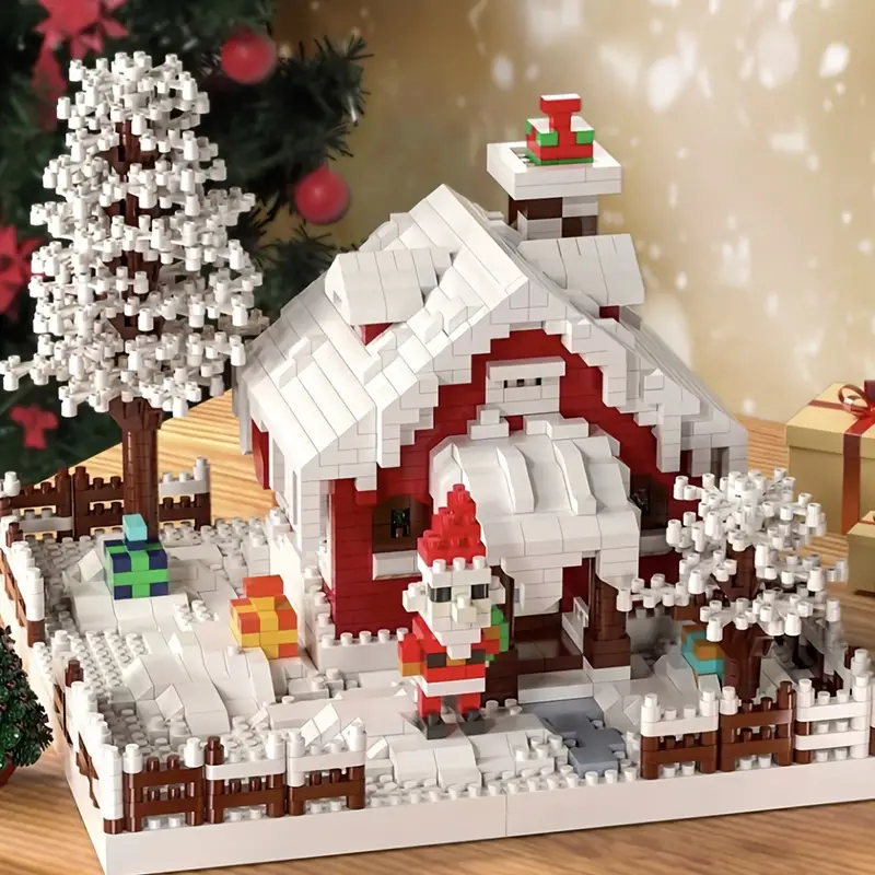 Building Blocks Decorative Christmas Sets for Festive Decor