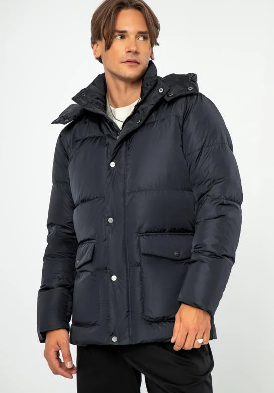 Josiah Quilted Down Jacket with Hood