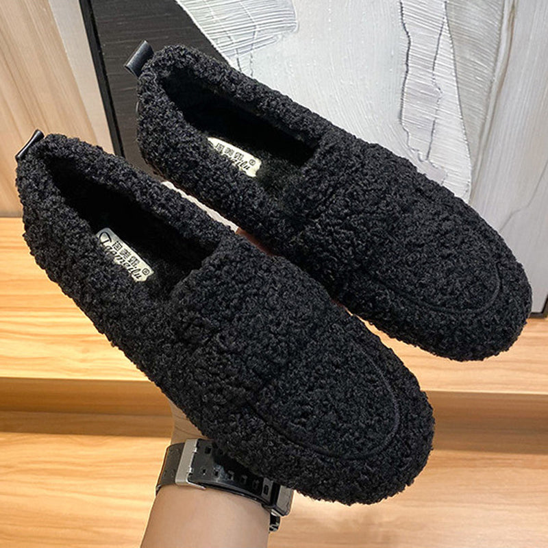 ComfortCozy Relaxed Warm Half Shoes