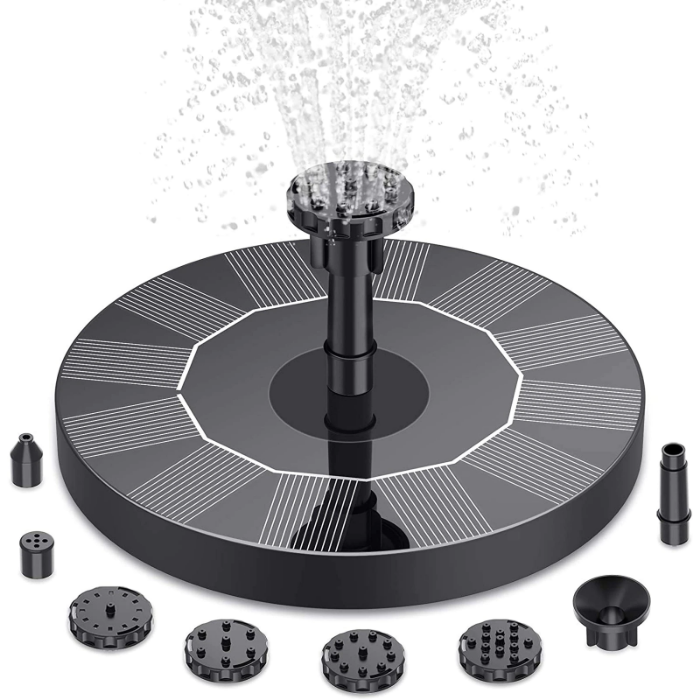 AquaGlow - Solar Water Fountain with Adjustable Nozzles