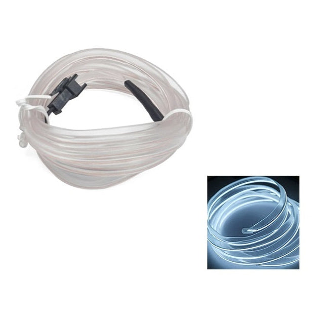 Flexible RGB LED Light Strip for Car Interior with Music Sensor and Remote Control
