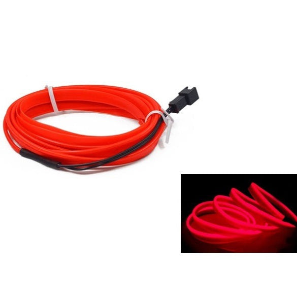 Flexible RGB LED Light Strip for Car Interior with Music Sensor and Remote Control