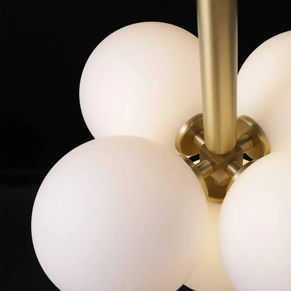 OrbaLuxe - Clustered Opal Glass Pendant Light
