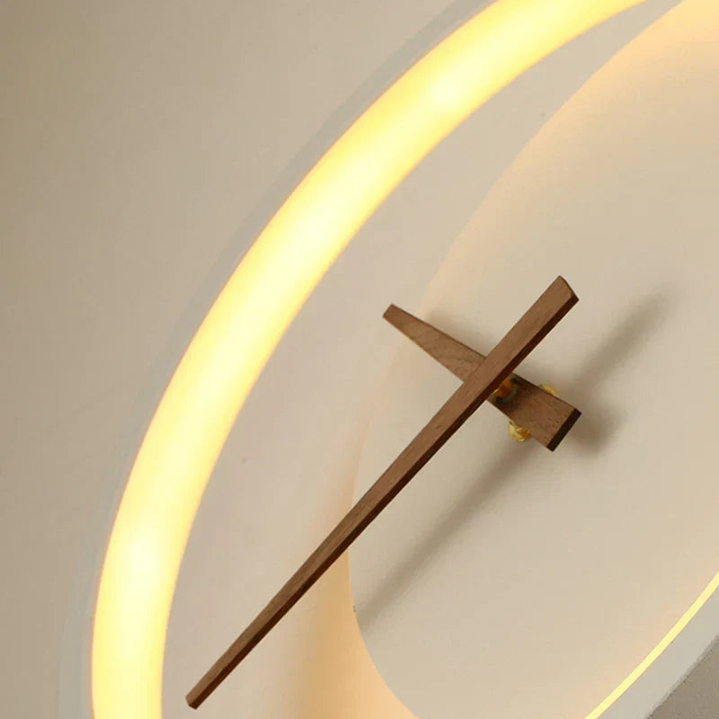 TimeGlow - Modern LED Wall Clock with LED Light