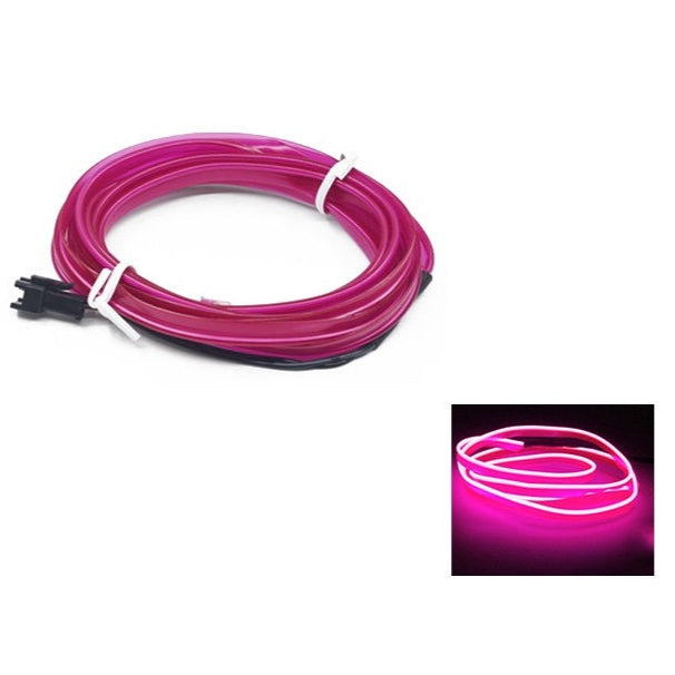 Flexible RGB LED Light Strip for Car Interior with Music Sensor and Remote Control